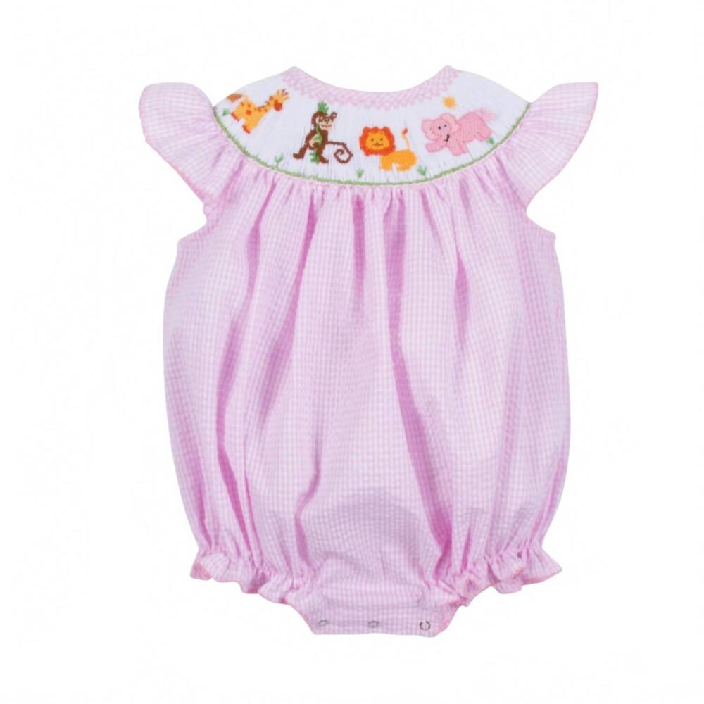 NEW LULU BEBE baby girls ellie zoo pals bubble in pink